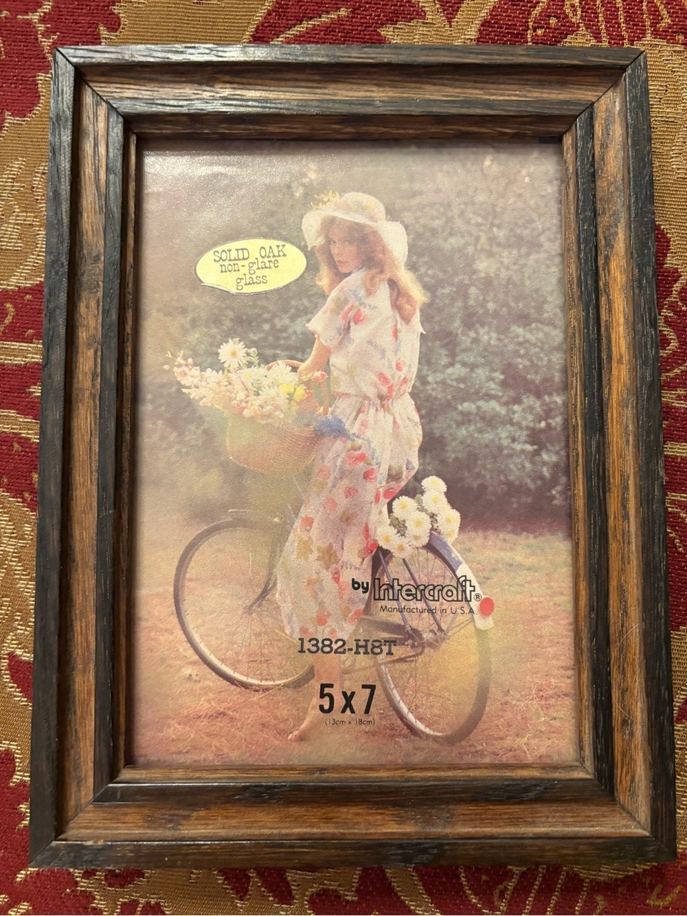 Rustic Solid Oak 5x7 Picture Frame in Brown